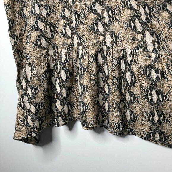 GENERATION Love Snakeskin Spaghetti Strap Dress - Picture 5 of 6